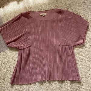 Madewell Texture & Thread Micropleat Top